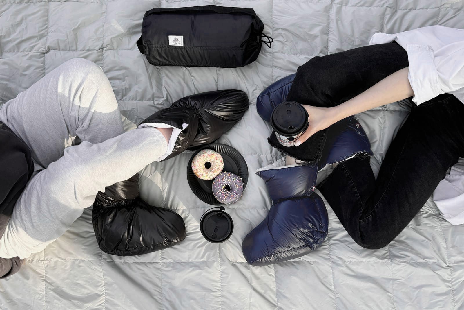 Сапожки-носочки пуховые Comfort Socks Travel Grass Ink 40-45 р.