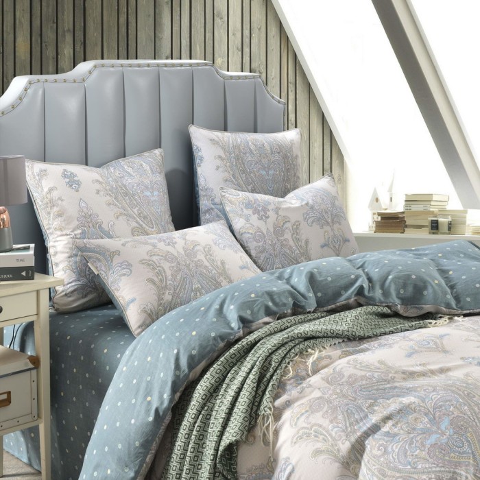 Ватикан (зеленый) Комплект постельного белья Сатин 2х