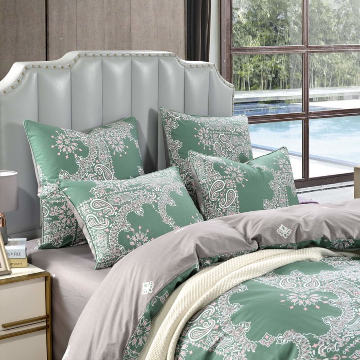 Эдвин Комплект постельного белья сатин Евро 4н