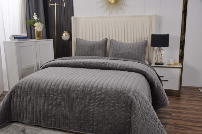 Фердинанд (серый) Покрывало 240х260