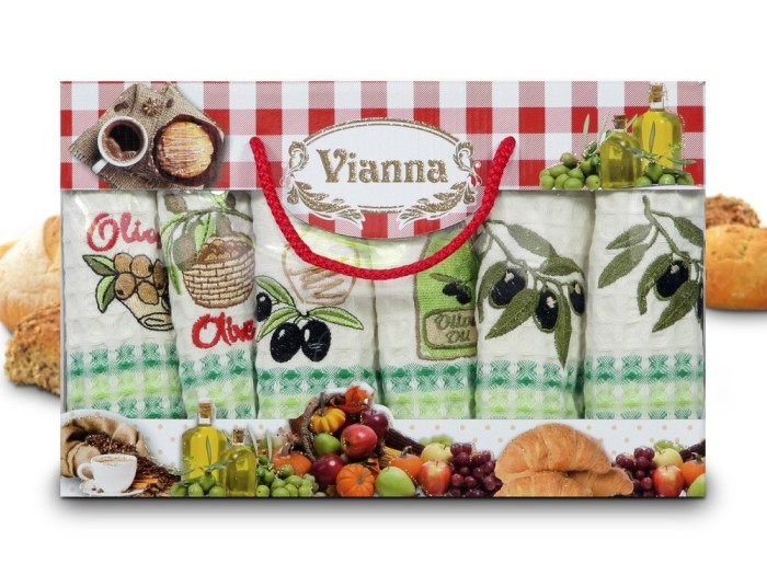 Набор кухонных полотенец Vianna Luxury Series (35x50 - 6 шт) 8052-10