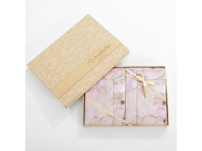 Комплект постельного белья Семейный, сатин с лазерной печатью 2371-7