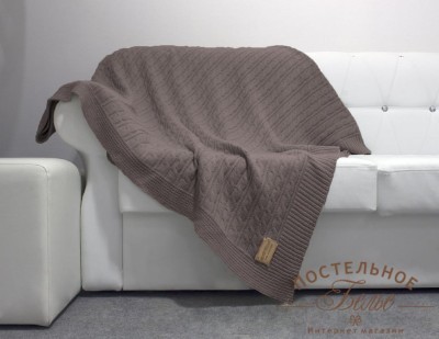 Давинчи (шоколад) Плед 220х240