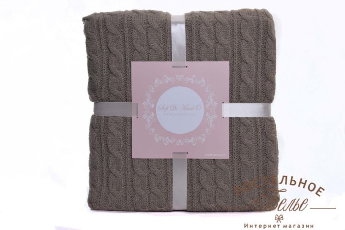 Давинчи (шоколад) Плед 220х240