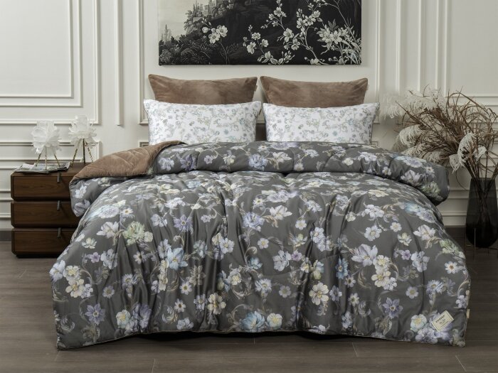 Комплекты для сна Камелия (бежевый олива) ABC Egypt Cotton Tencel Евро