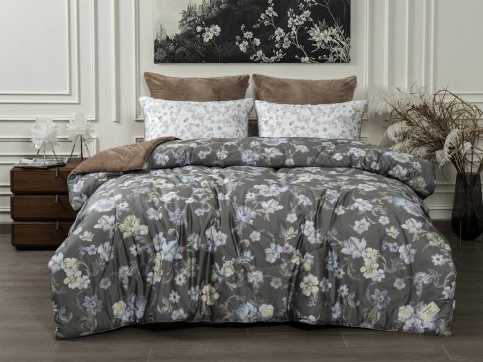 Комплекты для сна Камелия (бежевый олива) ABC Egypt Cotton Tencel Евро