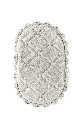 Brianna (крем) Коврик для ванной кружевной 60х100
