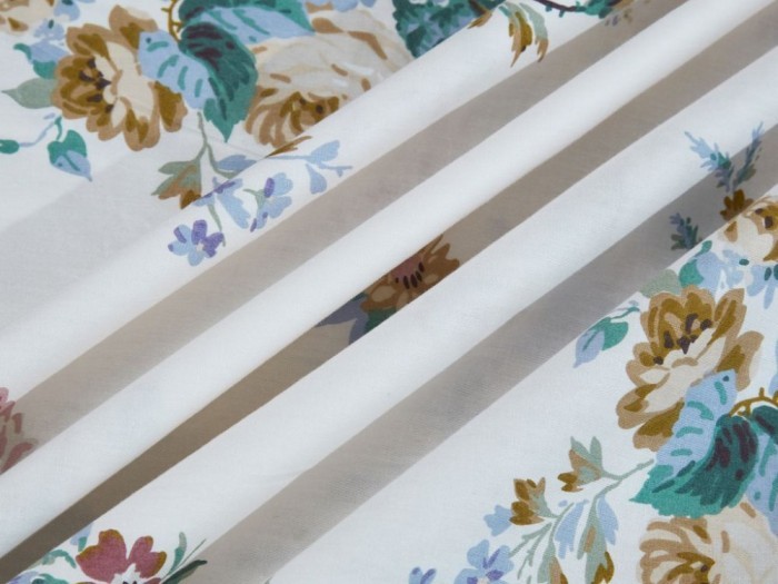 Комплект с ЛЕТНИМ одеялом из печатного сатина 200х220 см, 2168-OMP