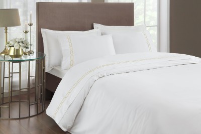 Постельное белье TAC ELEGANCE DELUX DIAMOND евро бежевый