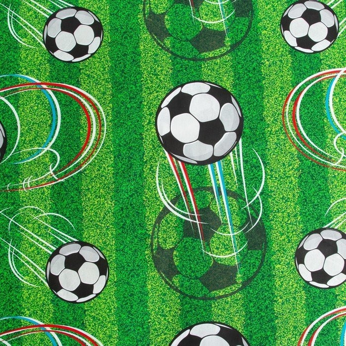 Постельное бельё "Этель" 1,5 сп Футбол 143*215 см, 150*214 см, 50*70 см -1 шт, 100% хл, бязь 125 г/м2