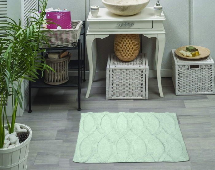 DANIEL (ментол) Коврик для ванной 60х100