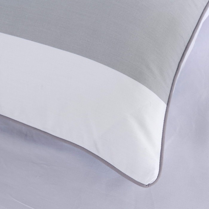 Эмиль (серый) Комплект постельного белья сатин Евро 4н