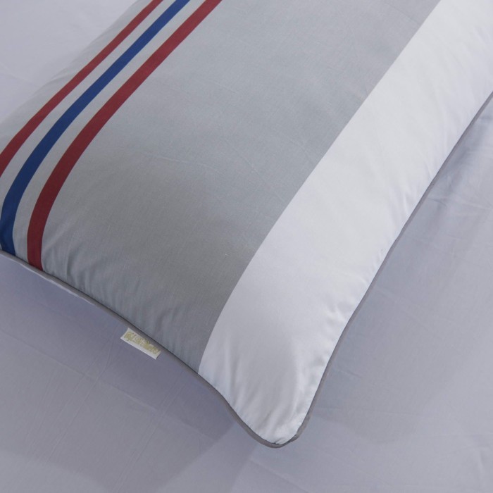 Эмиль (серый) Комплект постельного белья сатин Евро 4н