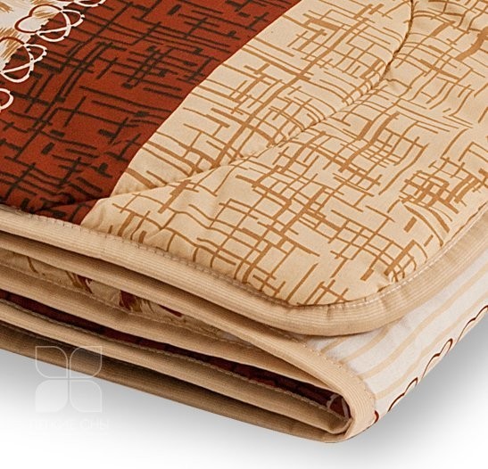 Одеяло стеганое, овечья шерсть "Золотое руно" легкое 200 х 220 см