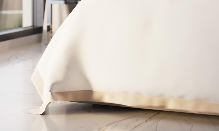 Флер №5 Комплект постельного белья сатин Евро 4н