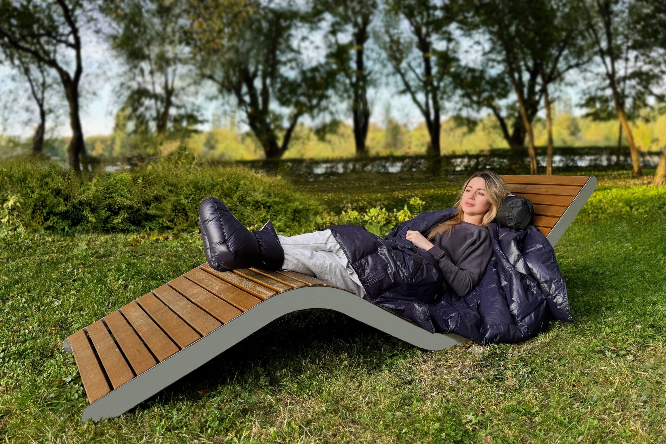 Сапожки-носочки пуховые Comfort Socks Travel Grass Ink 36-39 р.