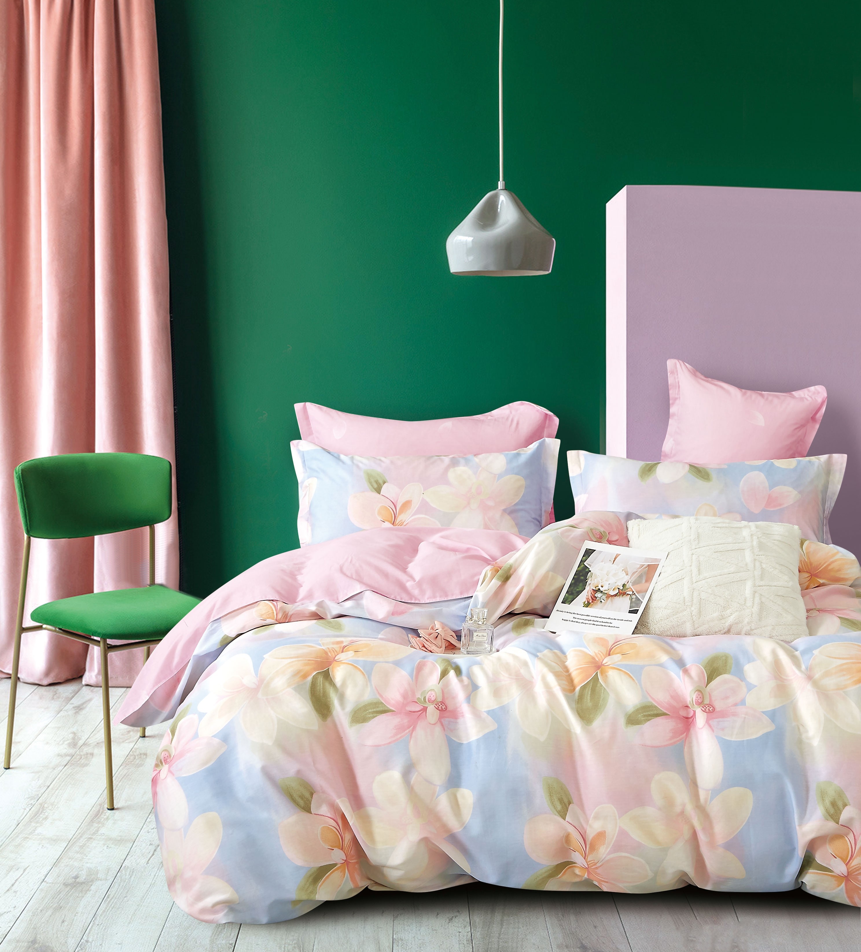 Постельное белье Twill евро 2 наволочки в ПВХ TPIG3-1981 КОД1171