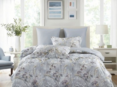 Комплект постельного белья Евро, сатин с лазерной печатью 2355-6