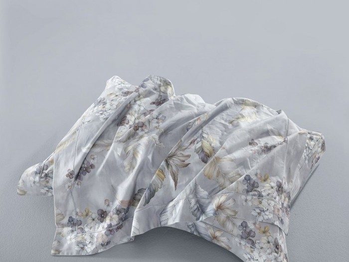 Комплект постельного белья Евро, сатин с лазерной печатью 2355-6