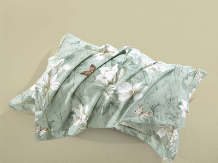 Комплект постельного белья Евро, сатин с лазерной печатью 2372-6