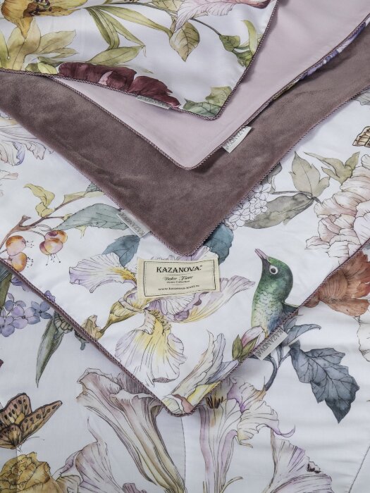 Комплекты для сна Ирис (пыльная роза жемчуг) ABC Egypt Cotton Tencel Евро