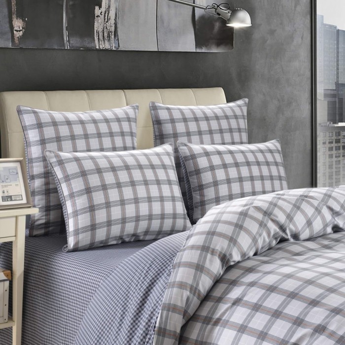 Феофан (серый) Комплект постельного белья сатин 7Е