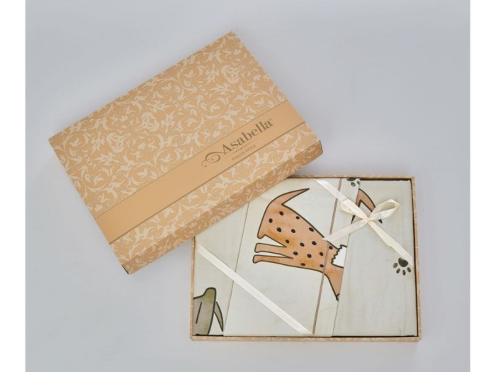 Комплект постельного белья 1,5-спальный, фланель 2210-4XS