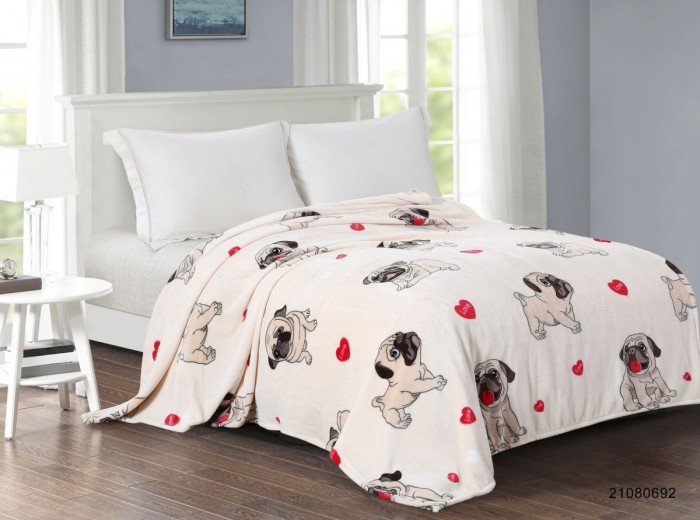 Плед Велсофт Собачки-2 150x200