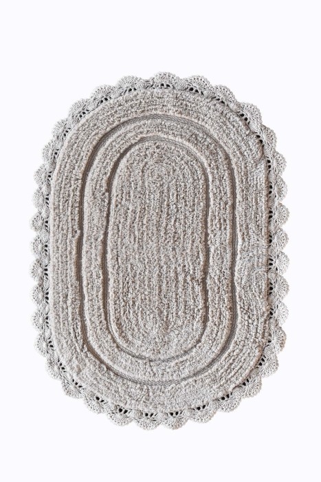 Loretta (беж) Набор ков. для ванной кружевной 60х100 и 50х50