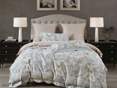 Постельное белье Asabella Евро, фланель-тенсел 2269-6