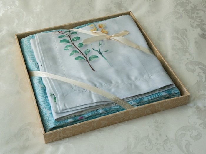 Комплект простыни с наволочками Asabella 551-3Р тенсел