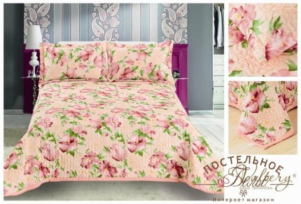 Покрывала софткоттон PMP-14 евро 230х250 2 наволочки 50х70