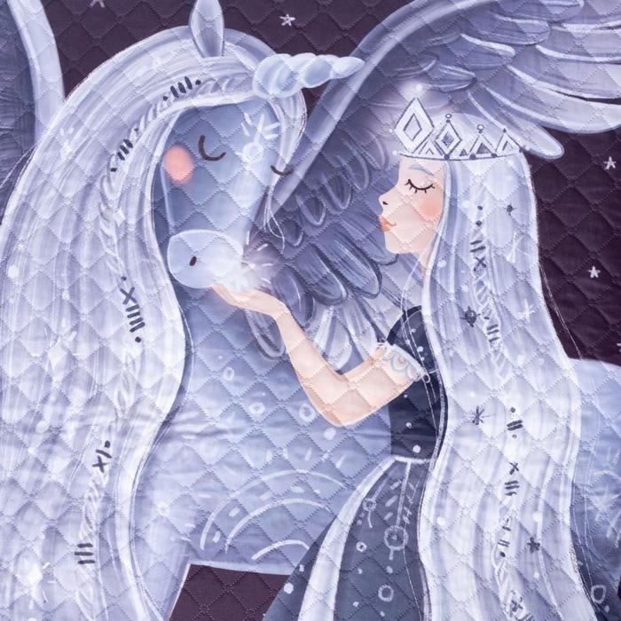 Покрывало "Этель" 1,5 сп Night dreams, 145*210 см, микрофибра