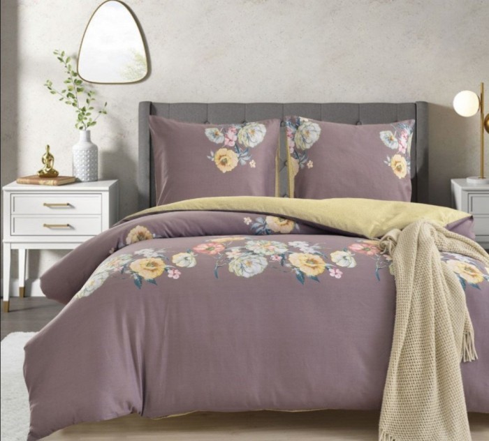 Постельное белье Valtery сатин печатный CL-466 двуспальное