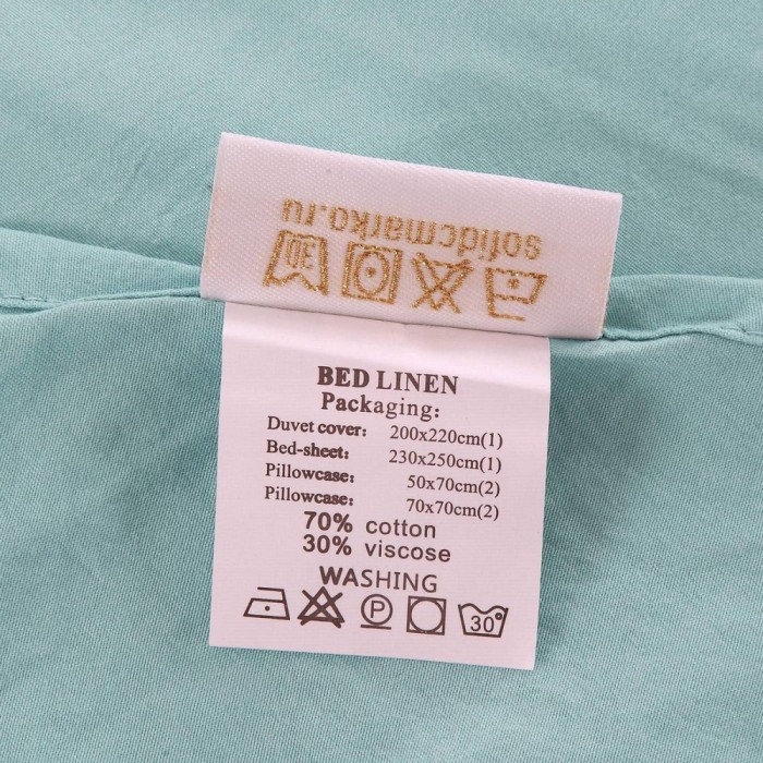 Асти (фисташка) Комплект постельного белья Евро 4н