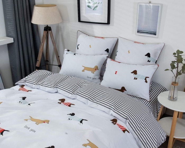 Бертран Комплект постельного белья сатин Евро 4н