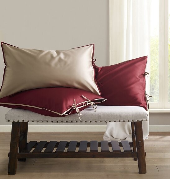 пододеяльник Sharmes "Luca" 200*220 серо-бежевый/бордовый