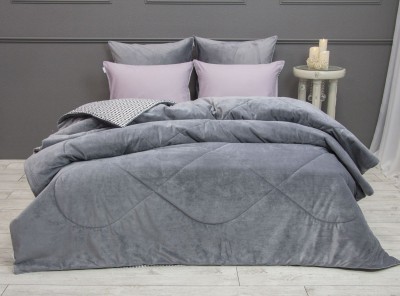 Пепита Шанель (графит серебро) ABC Cotton комплект семейный