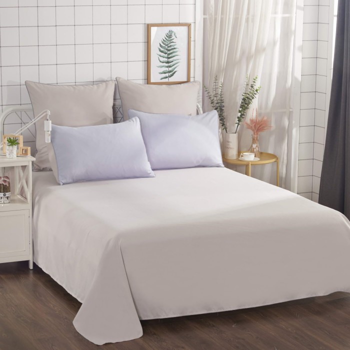 Элегант (серый) Евро Комплект постельного белья 4н