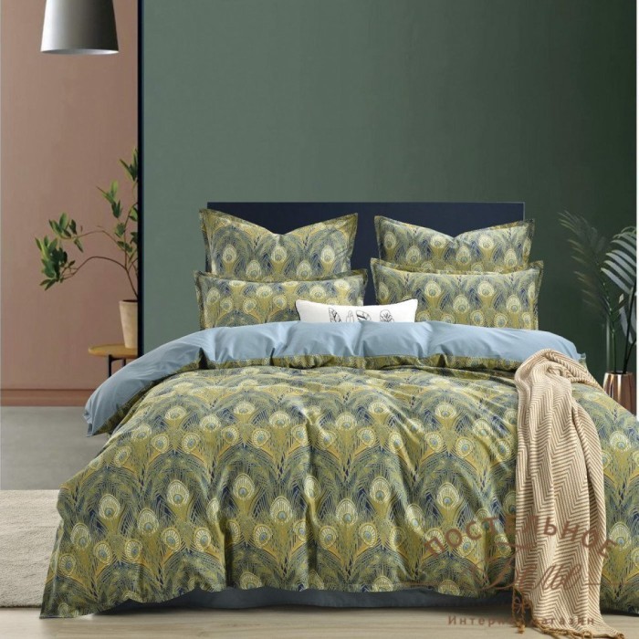 Сатурн Комплект постельного белья сатин Евро 4н