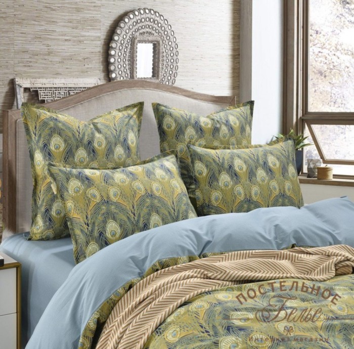 Сатурн Комплект постельного белья сатин Евро 4н