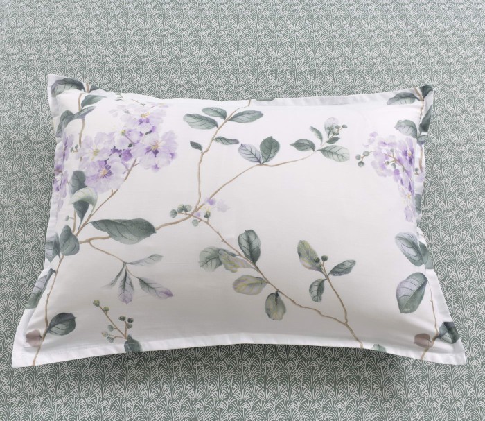 Нигина (зеленый) Комплект постельного белья сатин 1.6