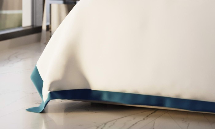 Флер №7 Комплект постельного белья сатин Евро 4н