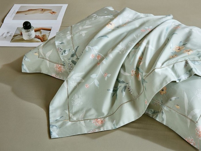 Комплект постельного белья 1,5-спальный, египетский хлопок Premium 2314-4S 