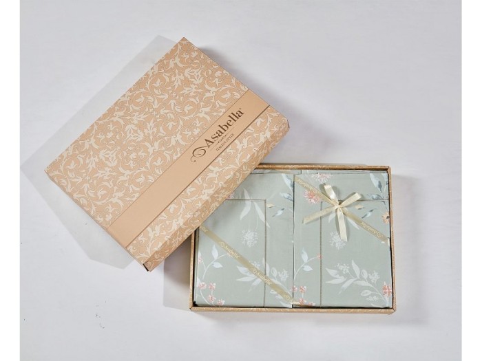 Комплект постельного белья 1,5-спальный, египетский хлопок Premium 2314-4S 