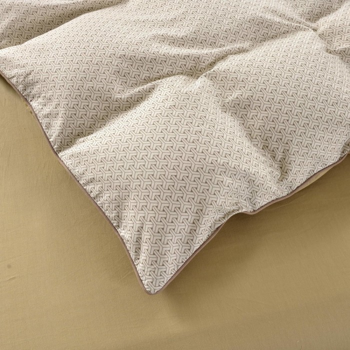 Гудини (беж) Комплект постельного белья сатин Евро 4н