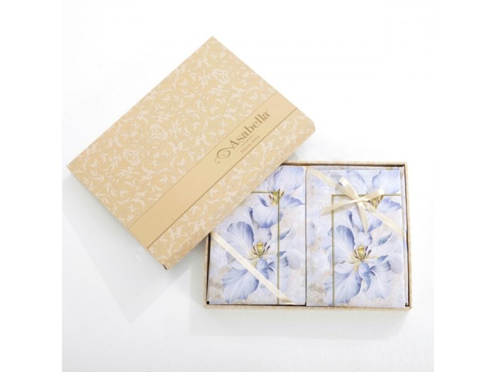 Комплект постельного белья Семейный, сатин с лазерной печатью 2373-7