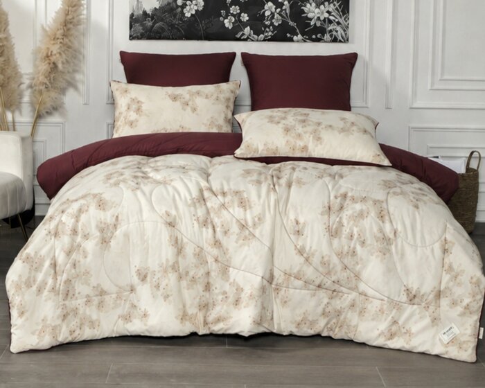 Комплекты для сна Linen Batik (гранатовый лен) Евро