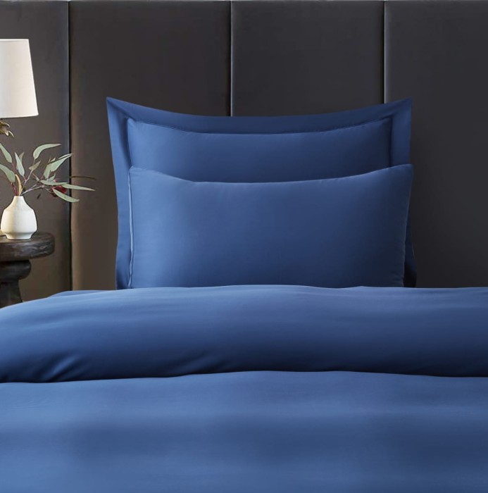 Постельное белье Arya Бамбук Tencel Arty Темно - синий