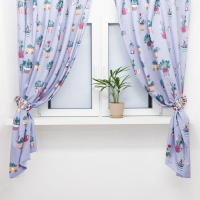 Комплект штор д/кухни с подхватами Этель &quot;Hygge&quot; 145х180см-2 шт.,100% п/э